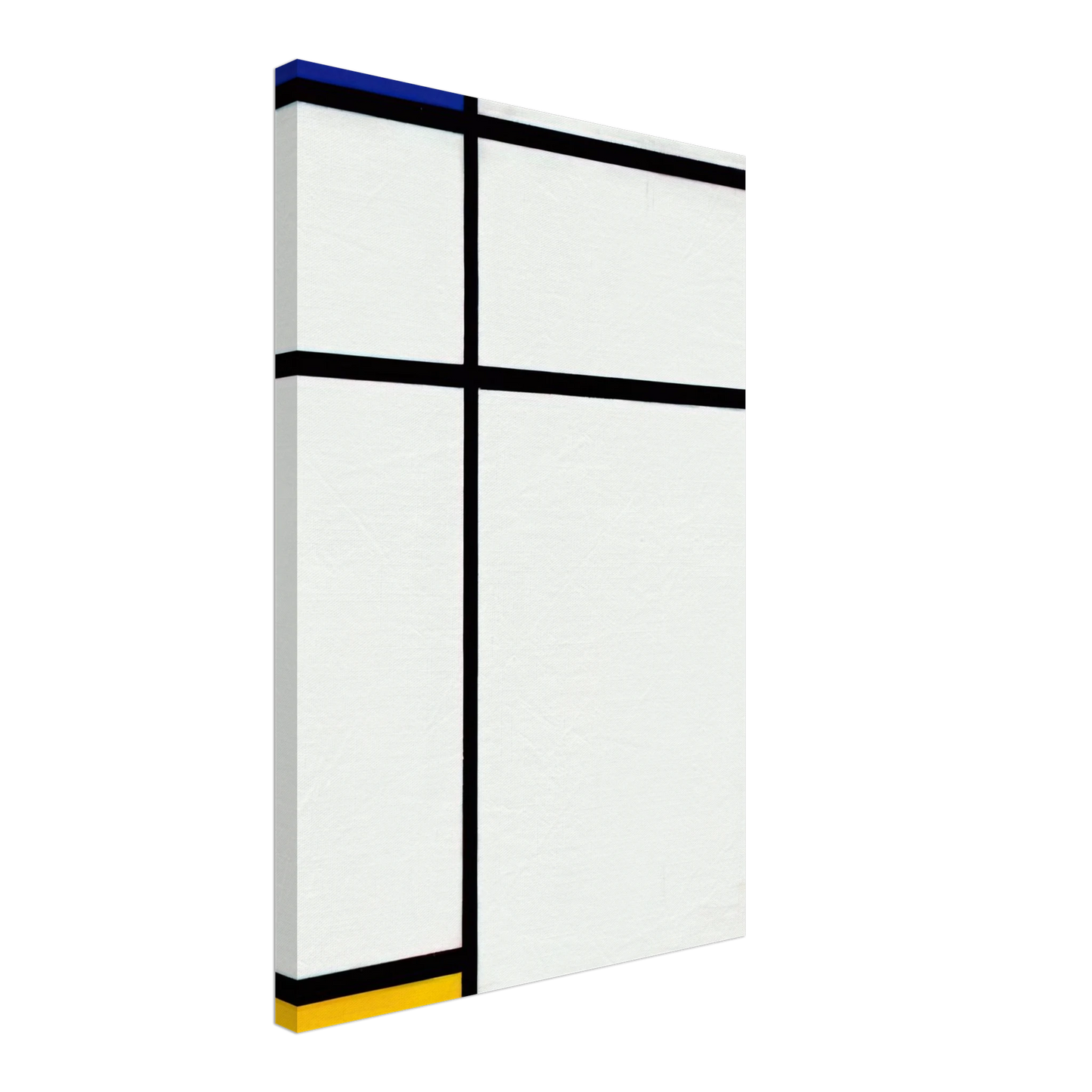 Piet Mondrian - Composition III with Blue, Yellow and White Canvas - 70x100 cm / 28x40 inches-canvas