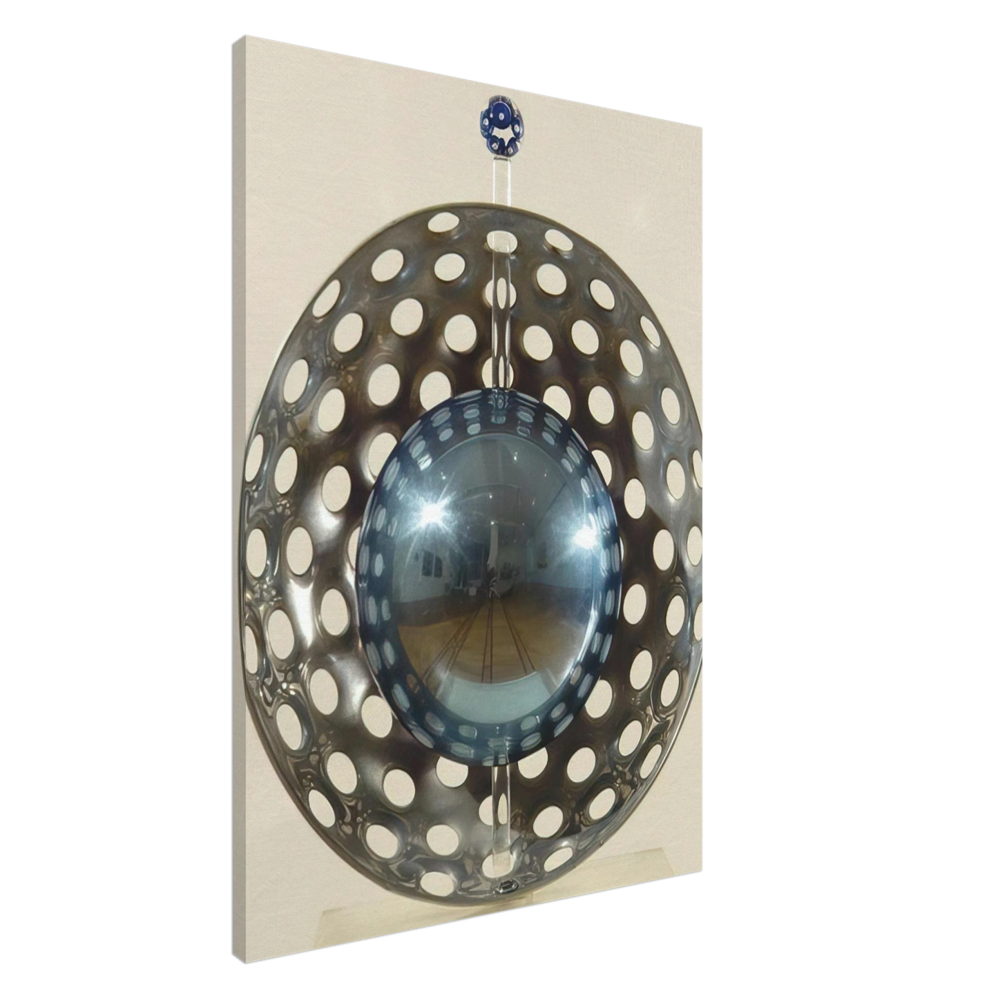 Gyula Kosice - Perforaciones con reflexion - 1967 Canvas - 20x30 cm / 8x12 inches-canvas