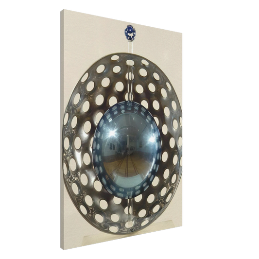 Gyula Kosice - Perforaciones con reflexion - 1967 Canvas - 20x30 cm / 8x12 inches-canvas