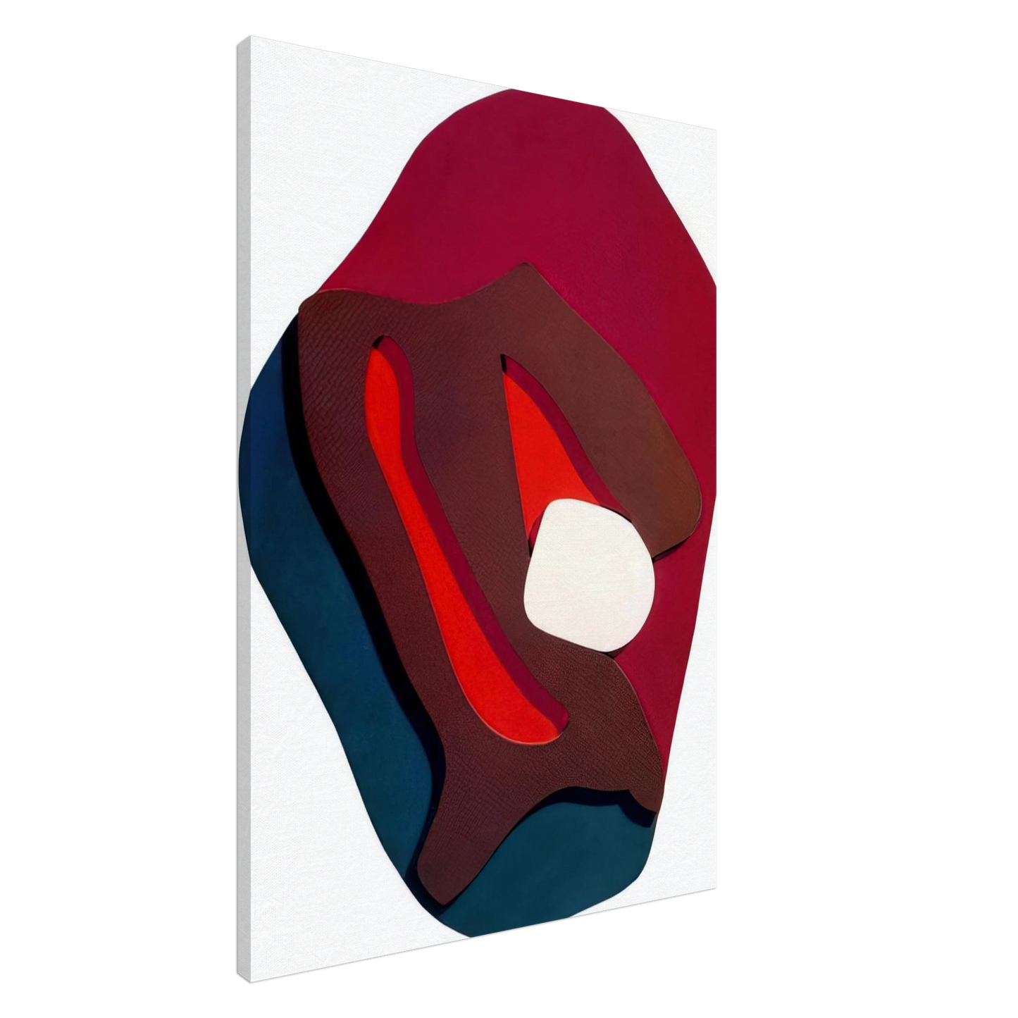 Jean Arp - Enak s Tears. Terrestrial Forms Canvas - 20x30 cm / 8x12 inches-canvas