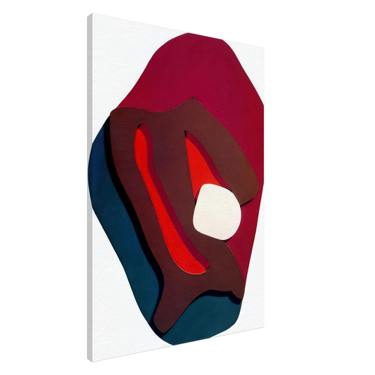 Jean Arp - Enak s Tears. Terrestrial Forms Canvas - 20x30 cm / 8x12 inches-canvas