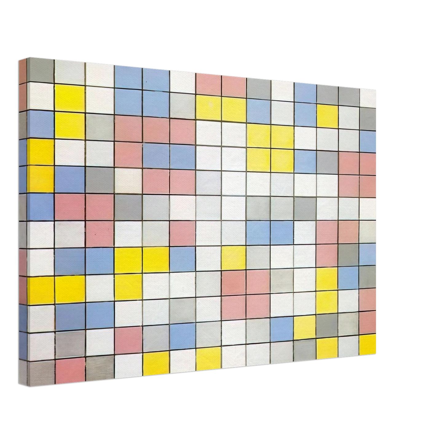 Piet Mondrian - Composition with Grid IX Canvas - 40x60 cm / 16x24 inches-canvas