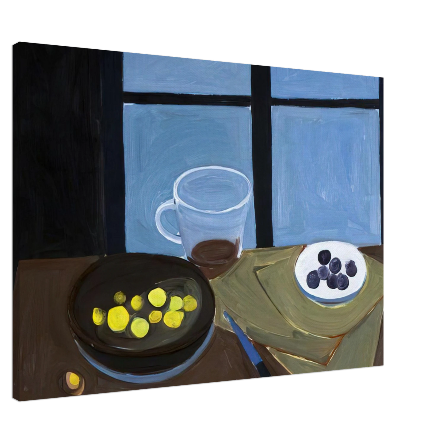 William Scott - Still Life - 1949 Canvas - 20x30 cm / 8x12 inches-canvas