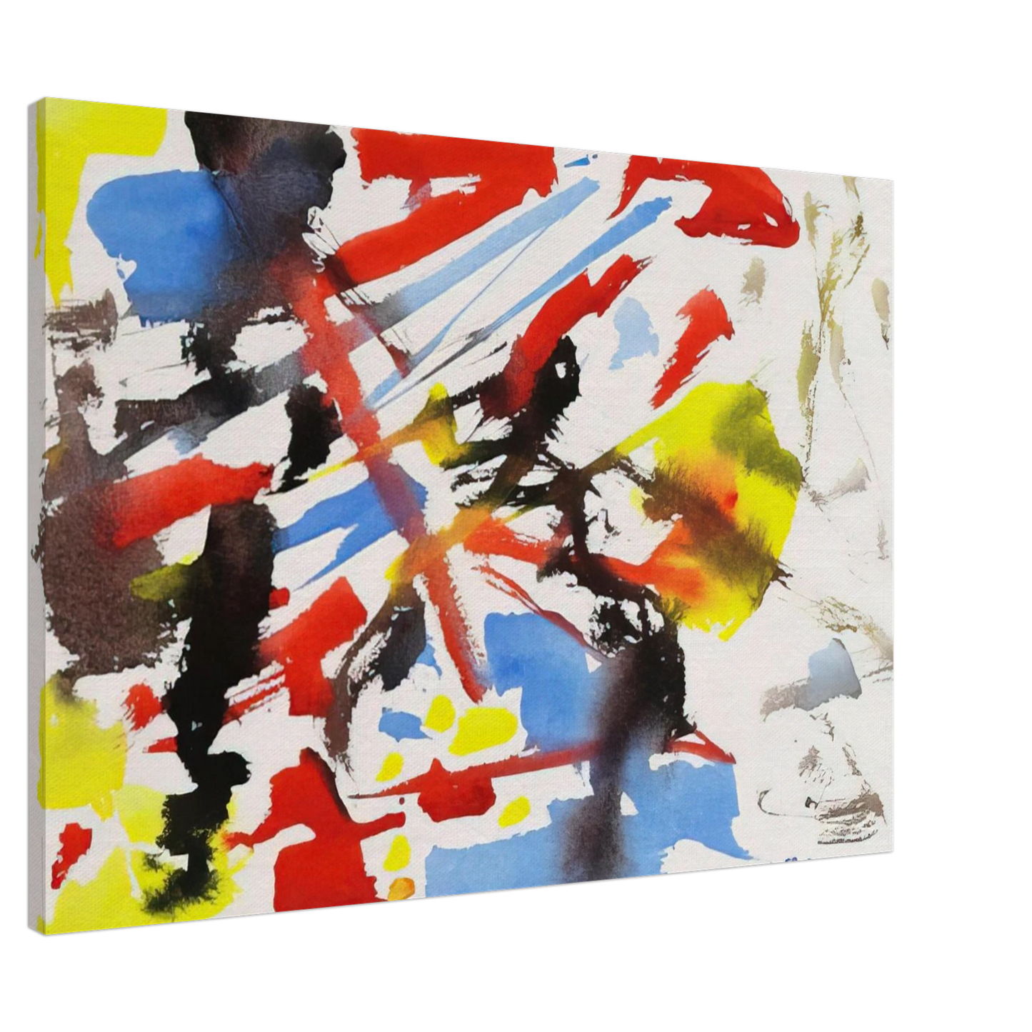 Ernst Wilhelm Nay - Farbspiele - 1952 Canvas - 20x30 cm / 8x12 inches-canvas