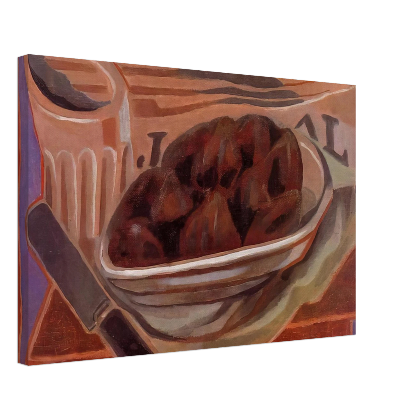 Juan Gris - FIGS Canvas - 40x60 cm / 16x24 inches-canvas