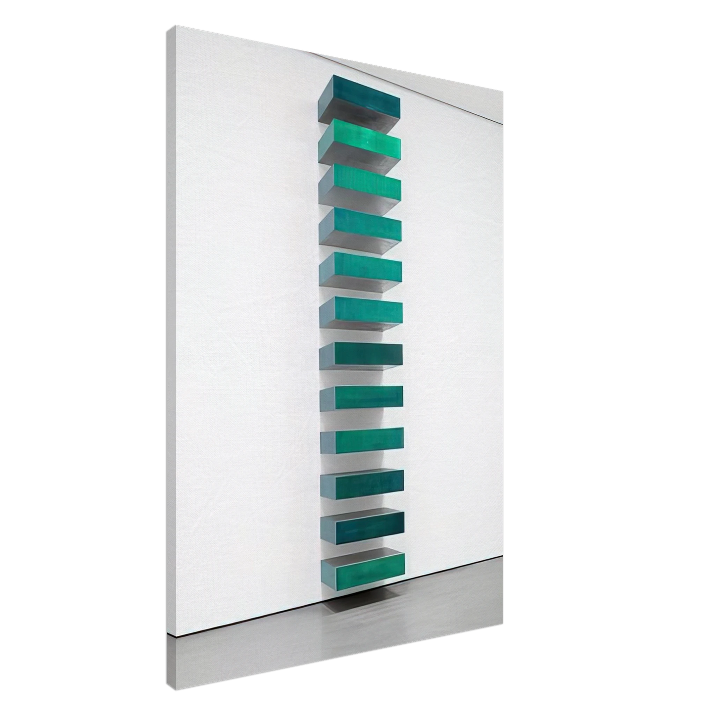 Donald Judd - Untitled - 1967 Canvas - 20x30 cm / 8x12 inches-canvas