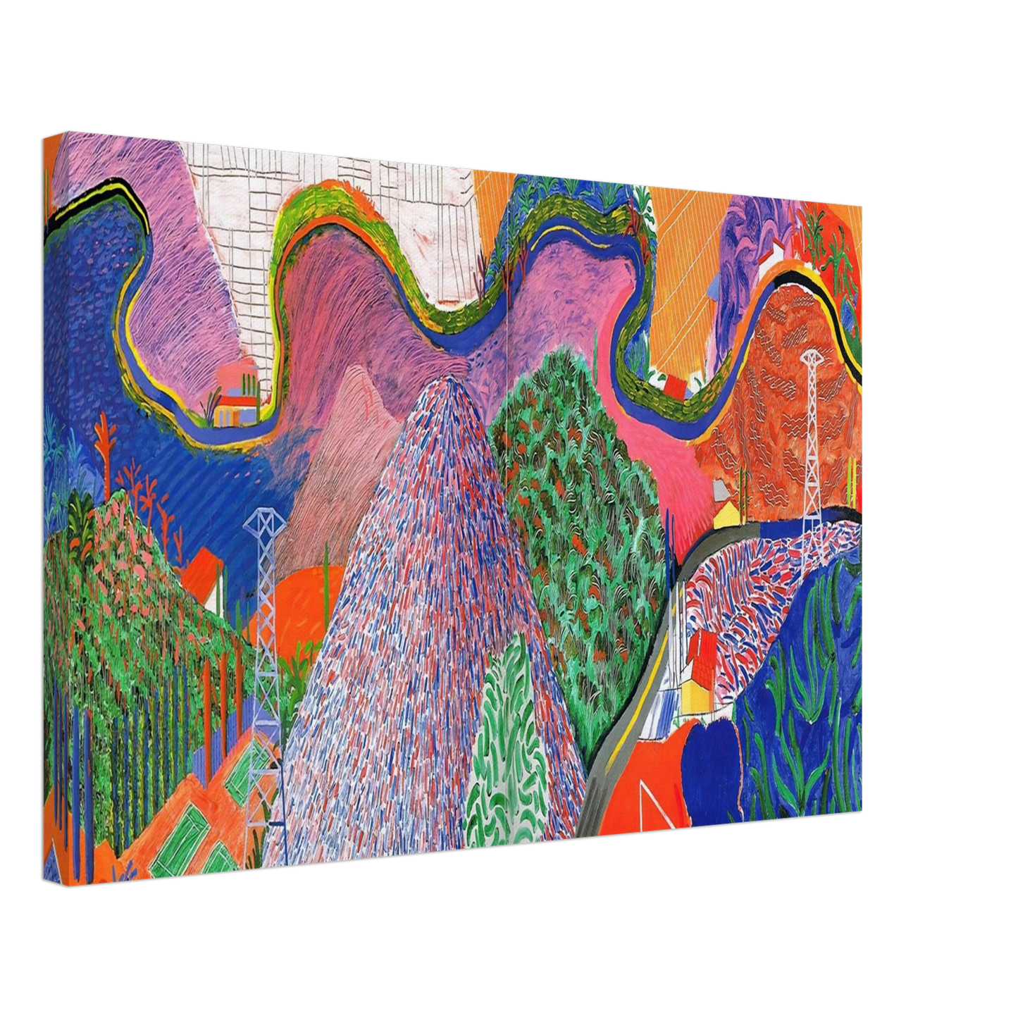 David Hockney - David Hockney Canvas - 70x100 cm / 28x40 inches-canvas