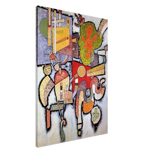 Wassily Kandinsky - COMPLEX SIMPLE 1939 Canvas - 20x30 cm / 8x12 inches-canvas