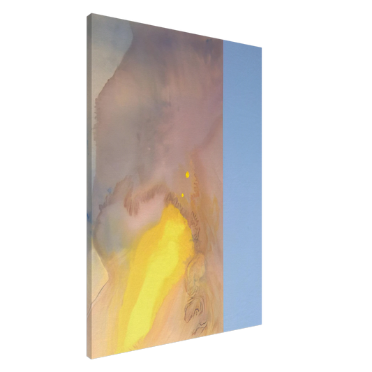 Ronnie Landfield - Shiloh - 1969 Canvas - 20x30 cm / 8x12 inches-canvas