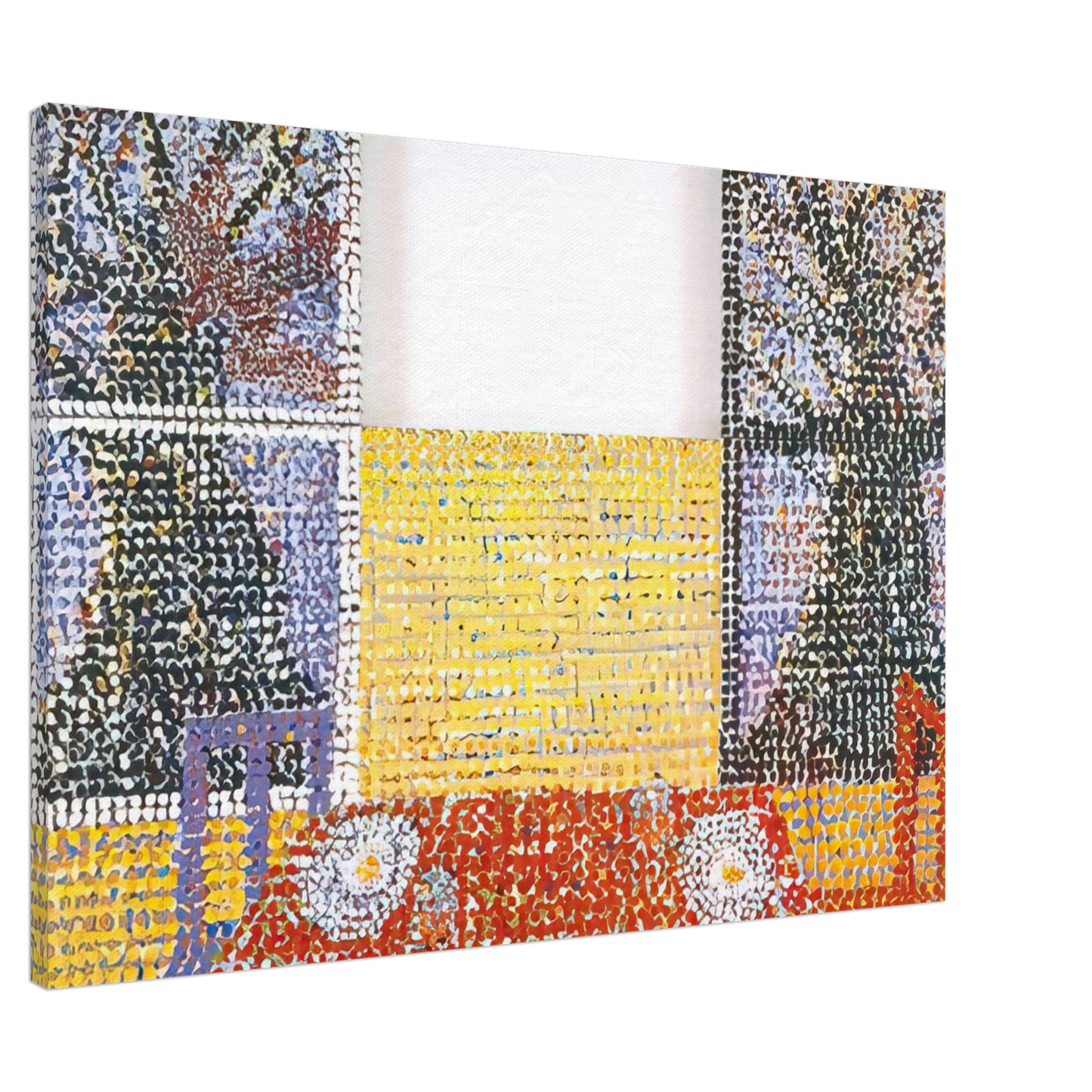 Jennifer Bartlett - Table - 2001 Canvas - 20x30 cm / 8x12 inches-canvas