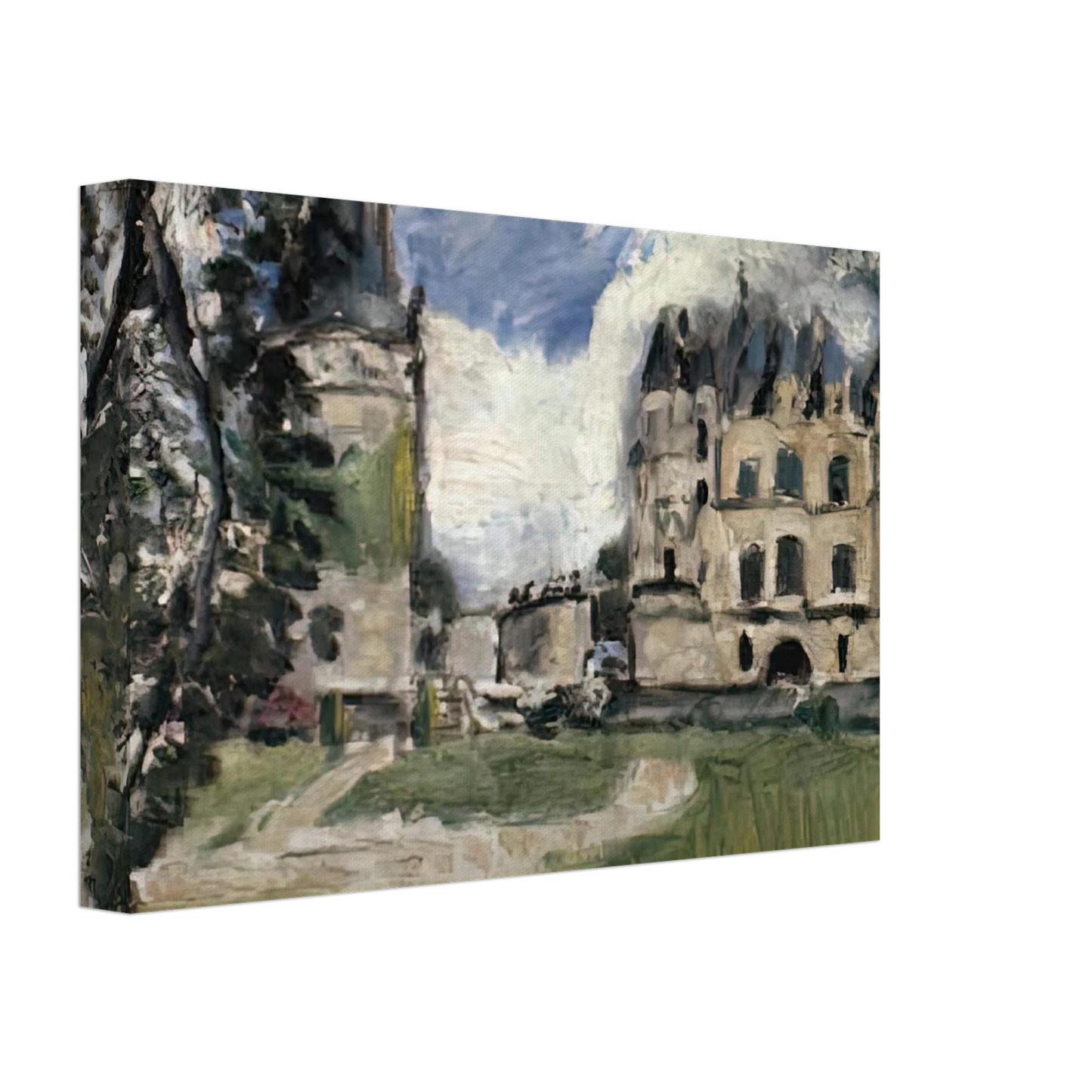 Henri Matisse - CHATEAU DE CHENONCEAUX 1917 Canvas - 40x60 cm / 16x24 inches-canvas