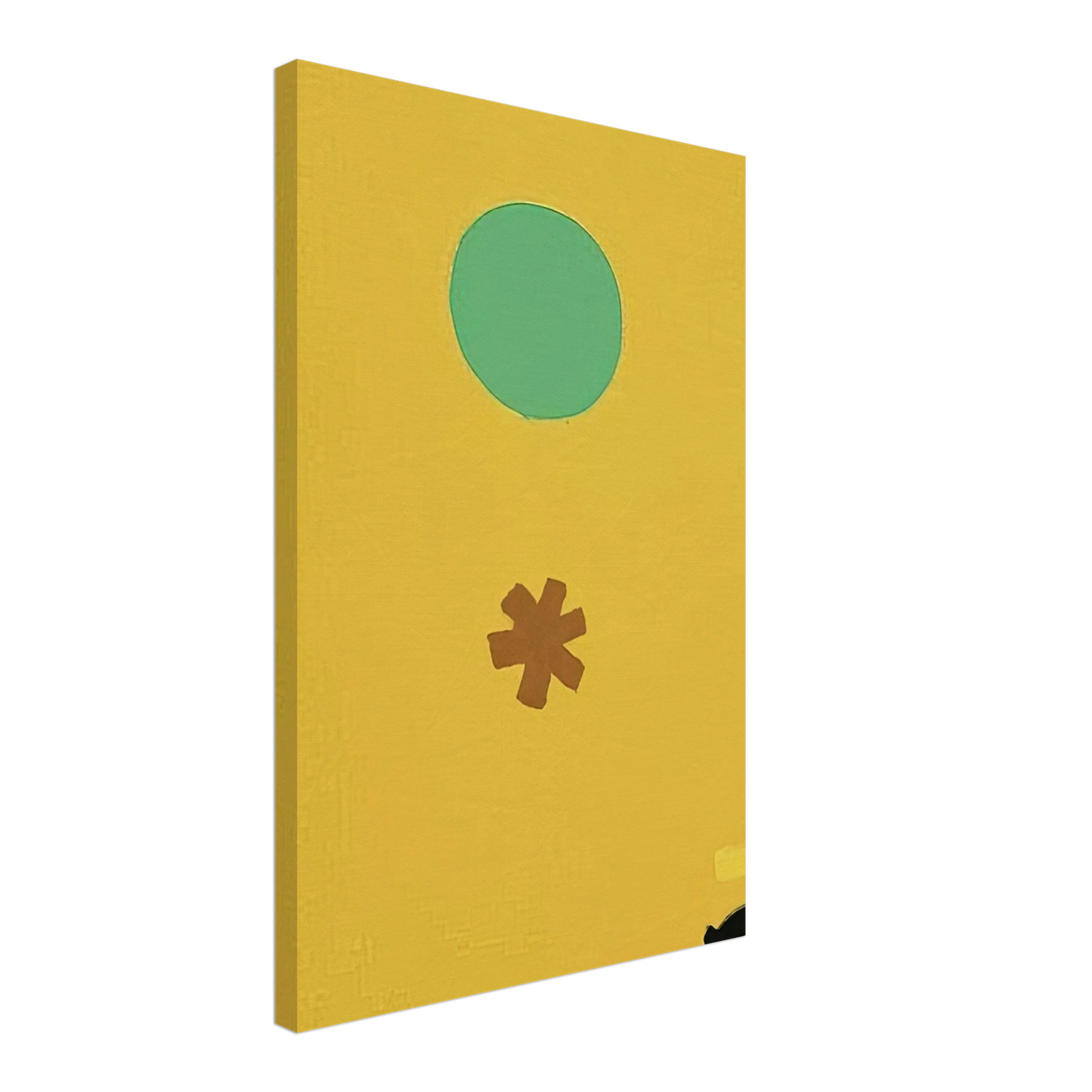 Adolph Gottlieb - Black Note - 1971 Canvas - 70x100 cm / 28x40 inches-canvas