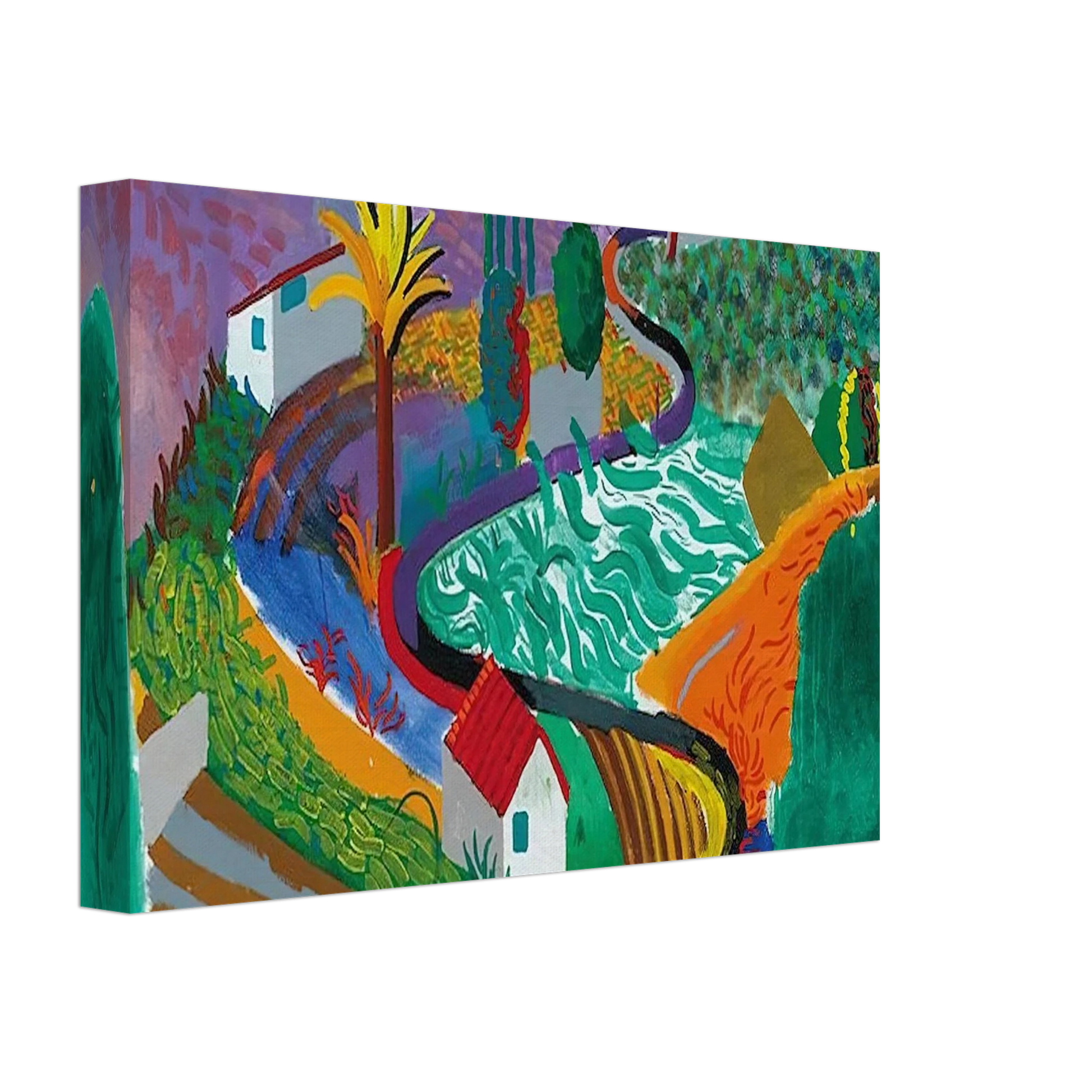 David Hockney - David Hockney Canvas - 70x100 cm / 28x40 inches-canvas