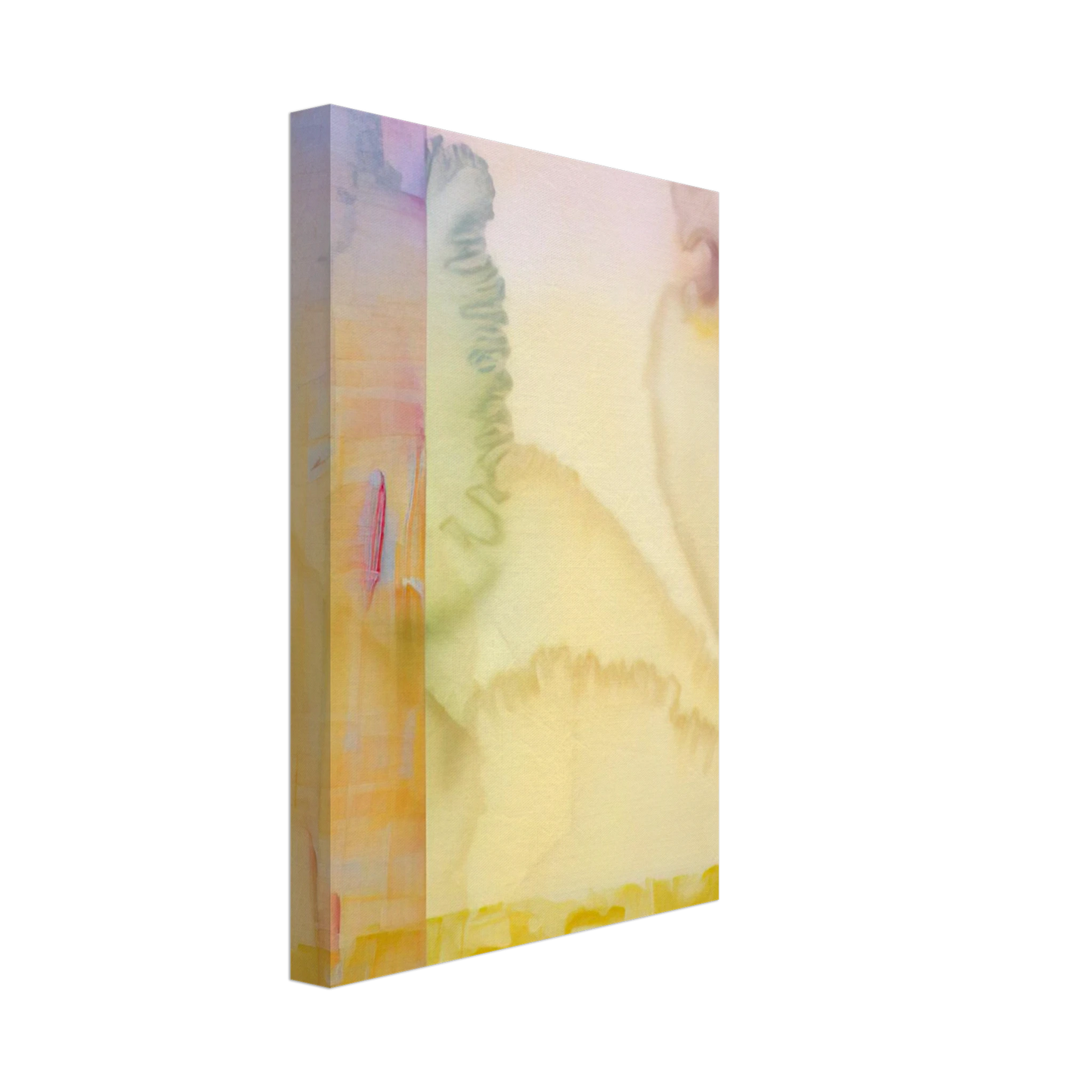 Ronnie Landfield - Goldenrods - 1975 Canvas - 40x60 cm / 16x24 inches-canvas