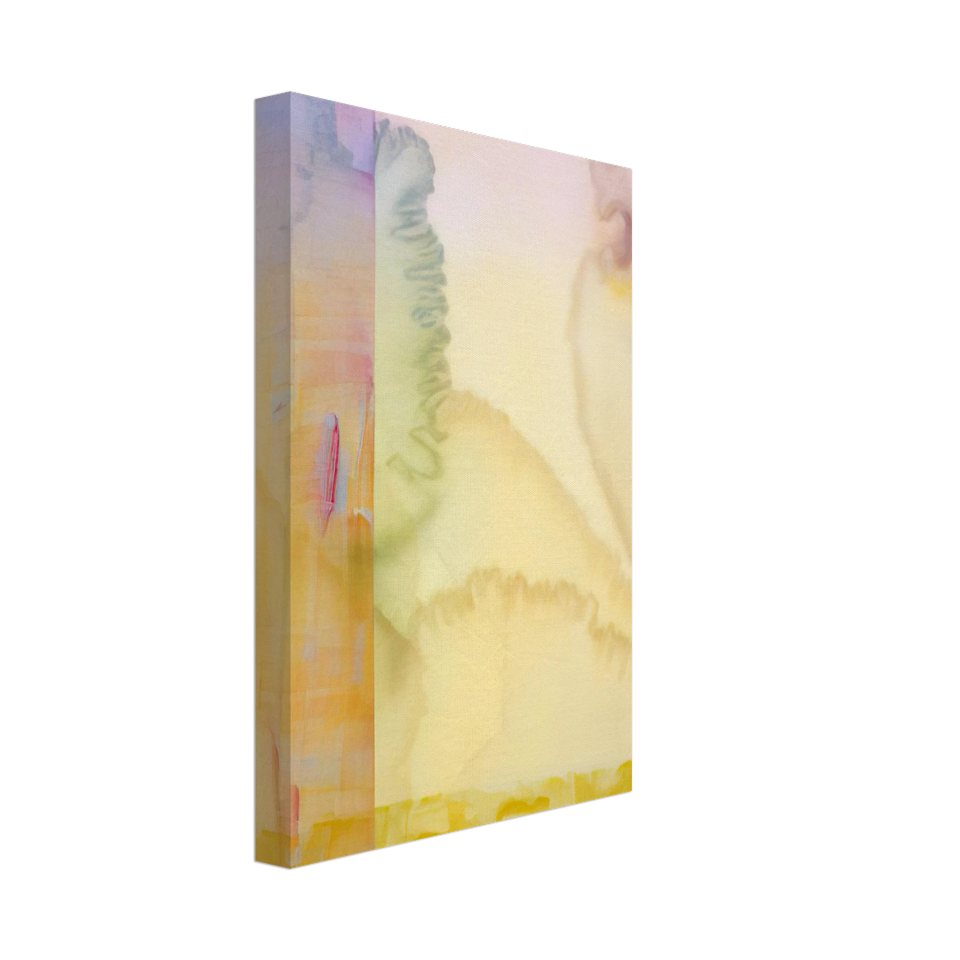 Ronnie Landfield - Goldenrods - 1975 Canvas - 40x60 cm / 16x24 inches-canvas