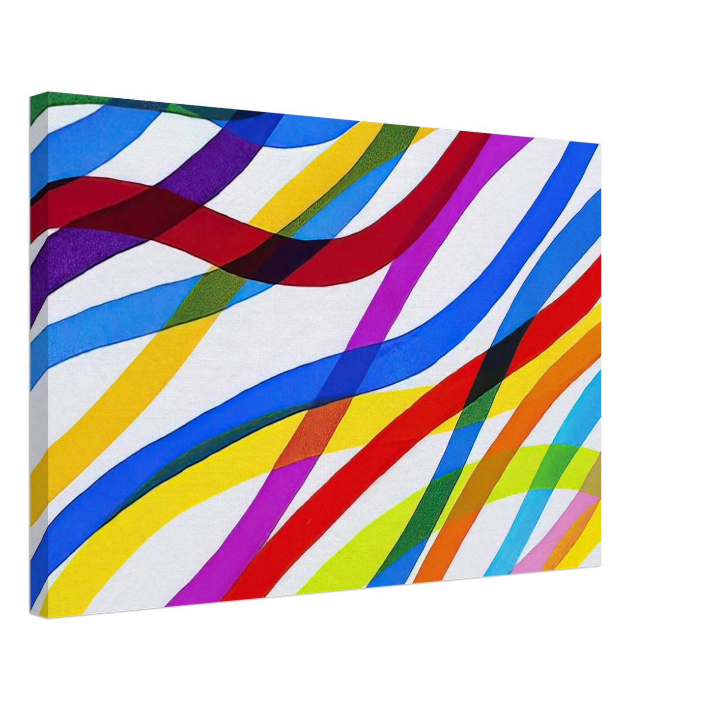 Piero Dorazio - Untitled - 1990 Canvas - 40x60 cm / 16x24 inches-canvas