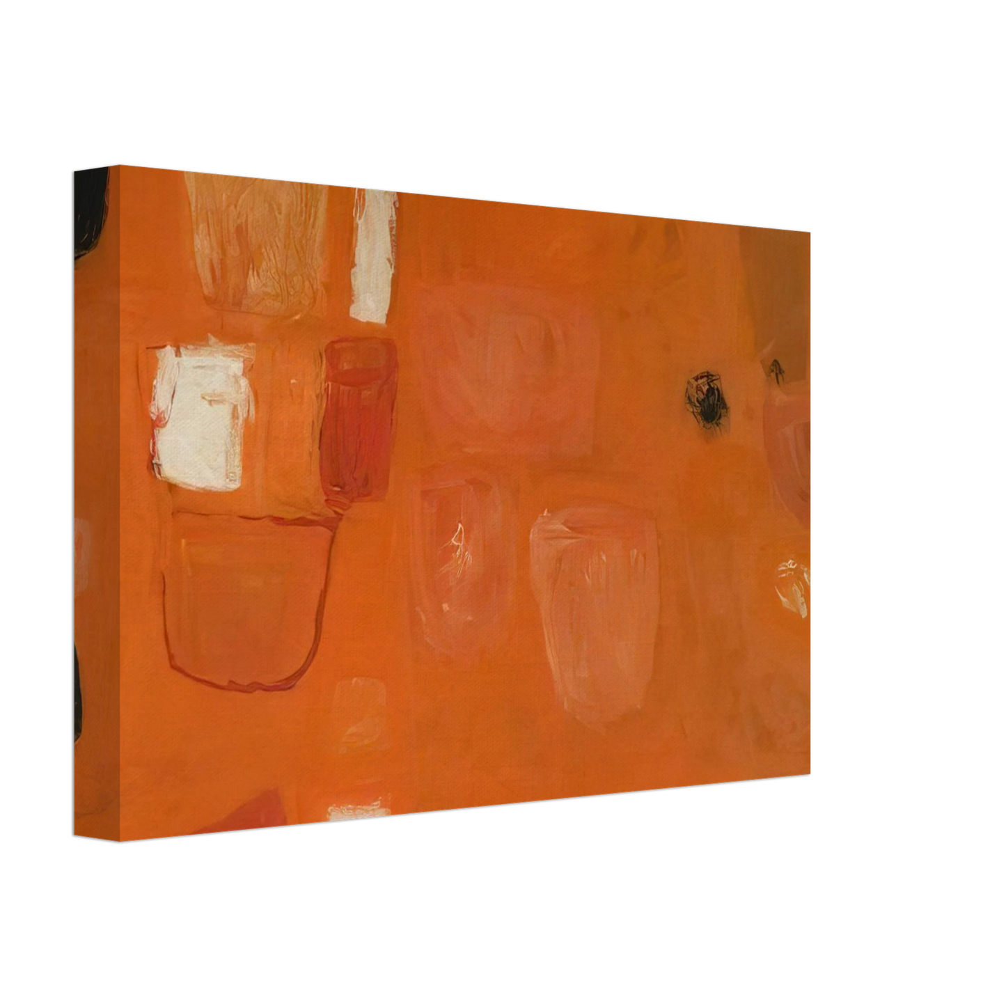 William Scott - Orange and Red - 1957 Canvas - 40x60 cm / 16x24 inches-canvas