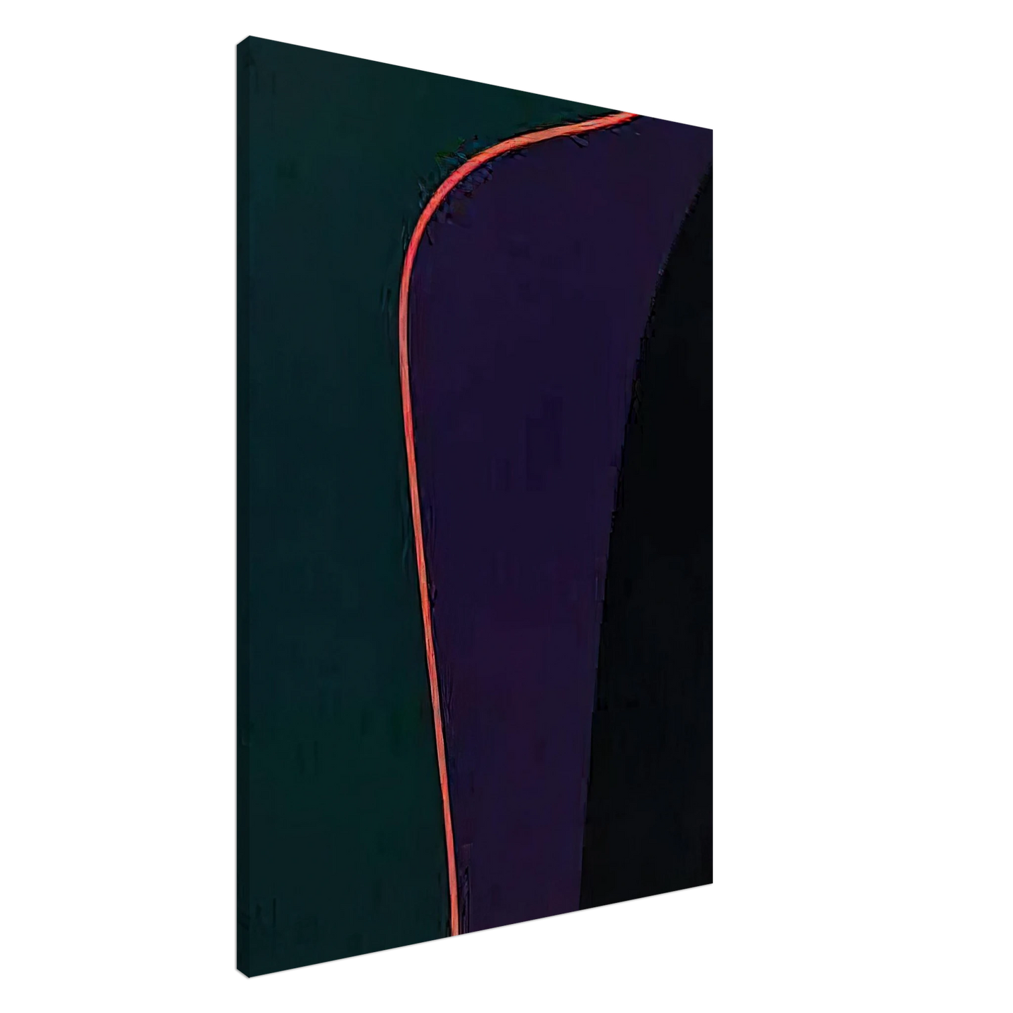 Lorser Feitelson - Untitled April 30 - 1977 Canvas - 20x30 cm / 8x12 inches-canvas