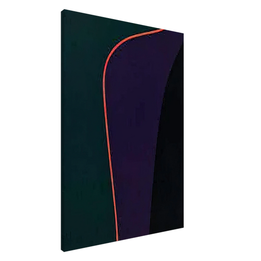 Lorser Feitelson - Untitled April 30 - 1977 Canvas - 20x30 cm / 8x12 inches-canvas
