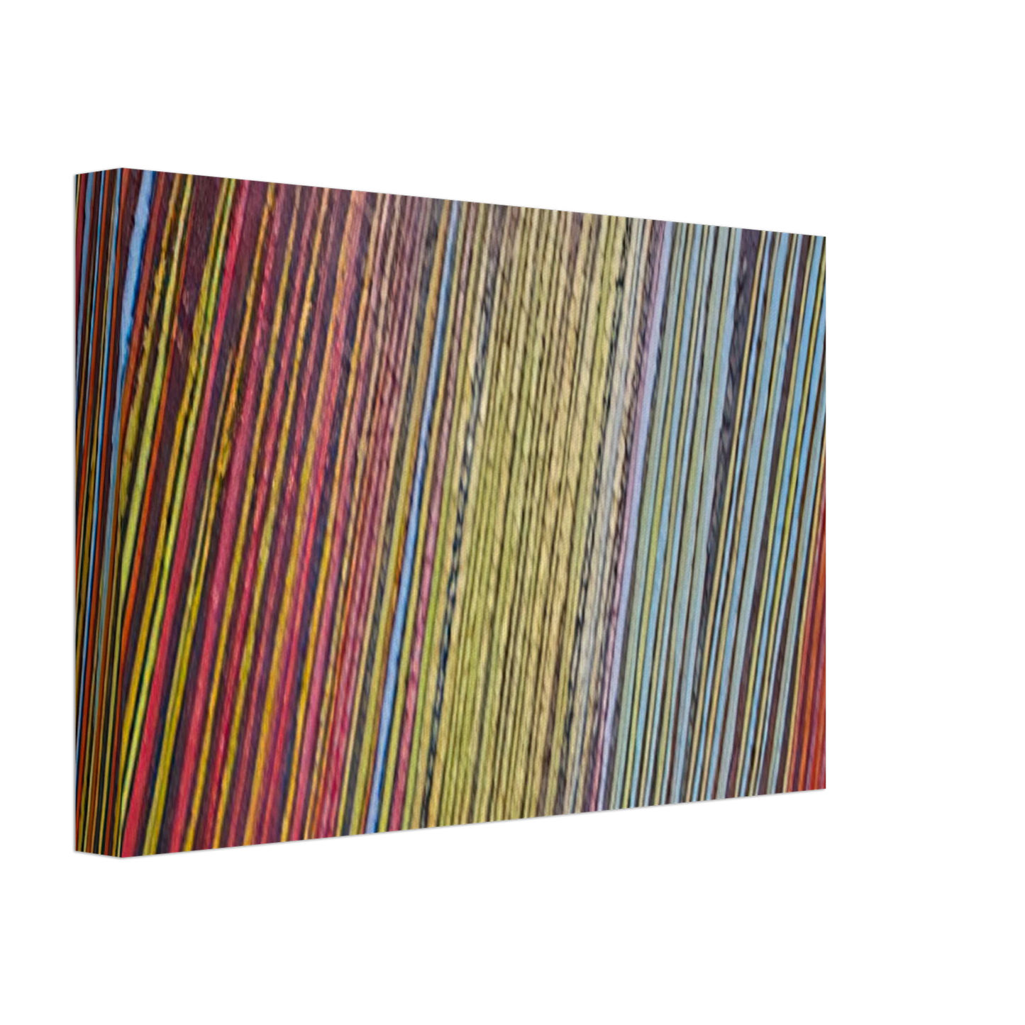 Ronnie Landfield - Red Line Painting - 1968 Canvas - 40x60 cm / 16x24 inches-canvas