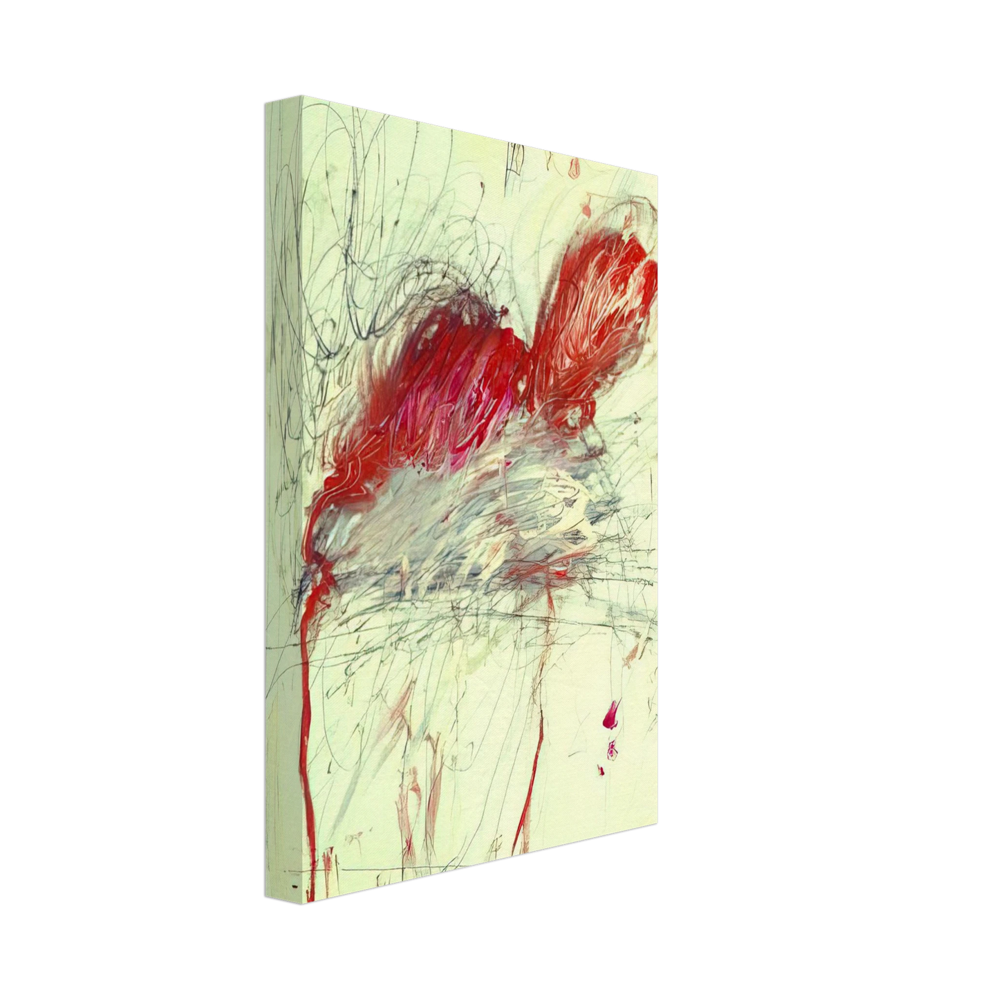 Cy Twombly - Leda and the Swan Canvas - 70x100 cm / 28x40 inches-canvas
