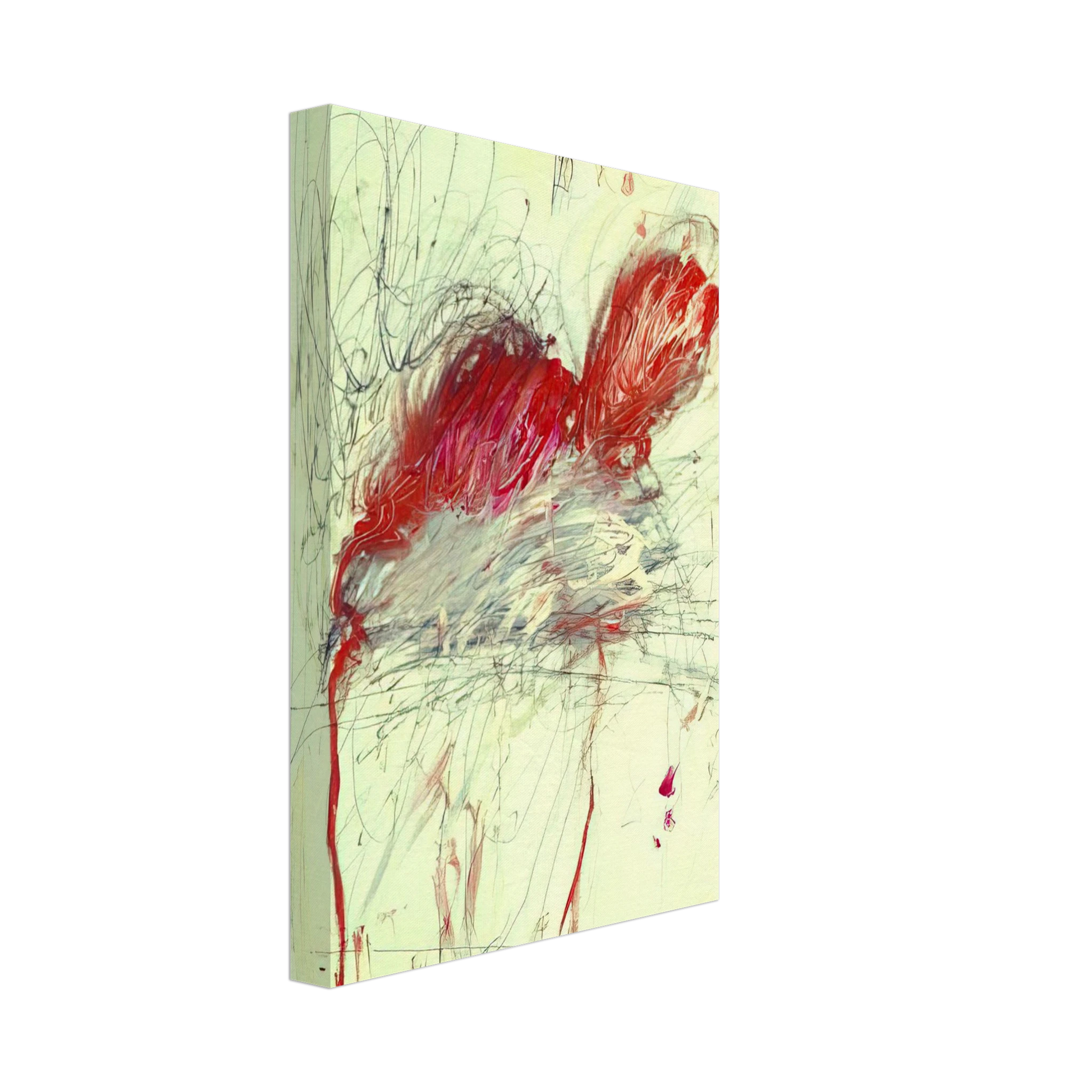 Cy Twombly - Leda and the Swan Canvas - 70x100 cm / 28x40 inches-canvas