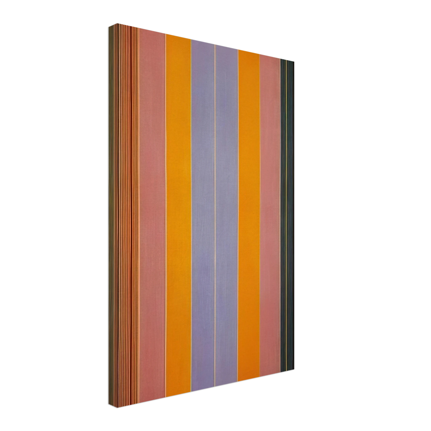 Gene Davis - Blue Broad Jump - 1960 Canvas - 40x60 cm / 16x24 inches-canvas