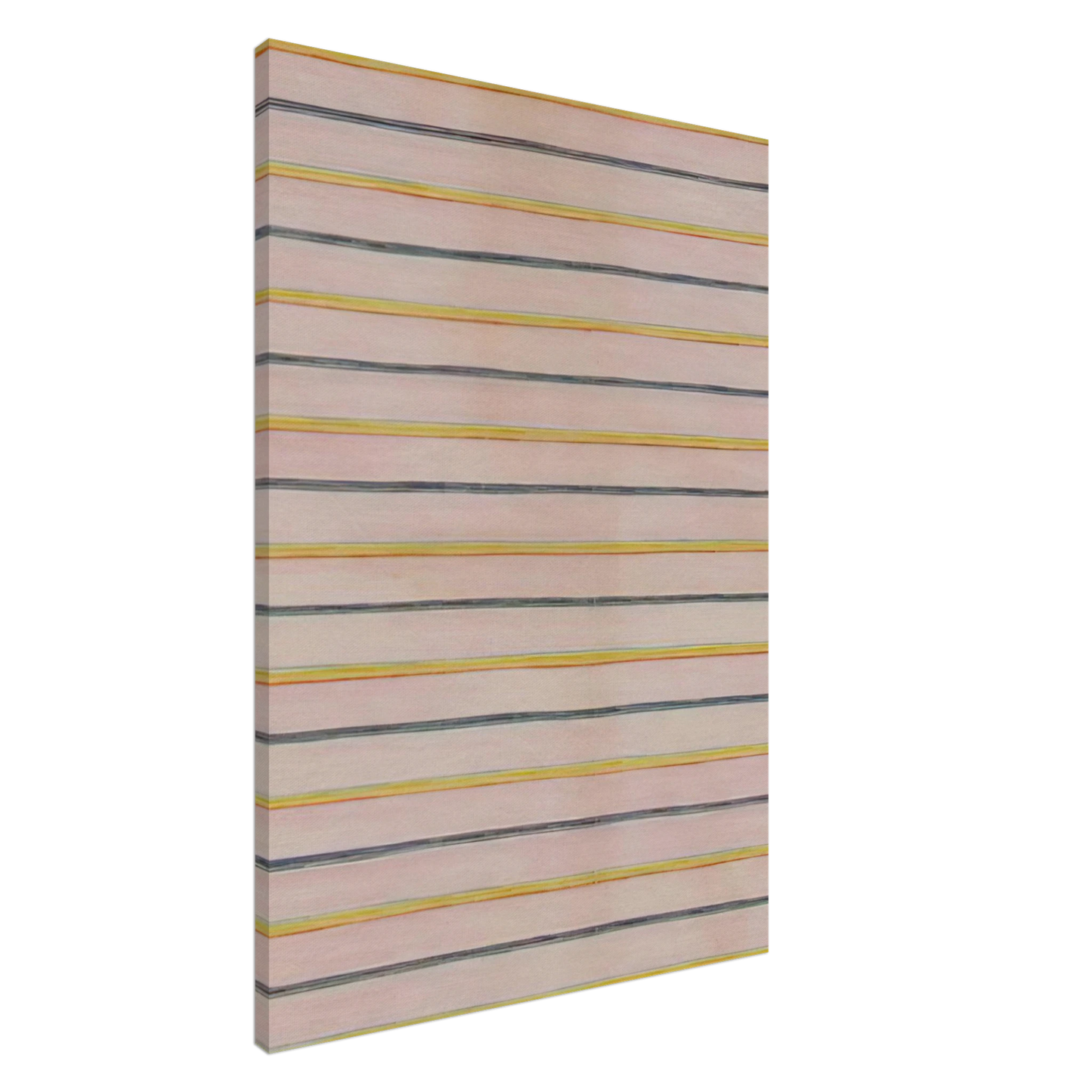 Gene Davis - Pin Stripes - 1960 Canvas - 20x30 cm / 8x12 inches-canvas