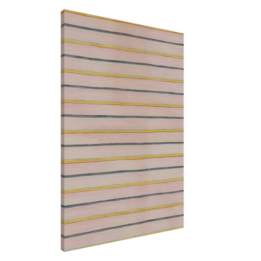 Gene Davis - Pin Stripes - 1960 Canvas - 20x30 cm / 8x12 inches-canvas