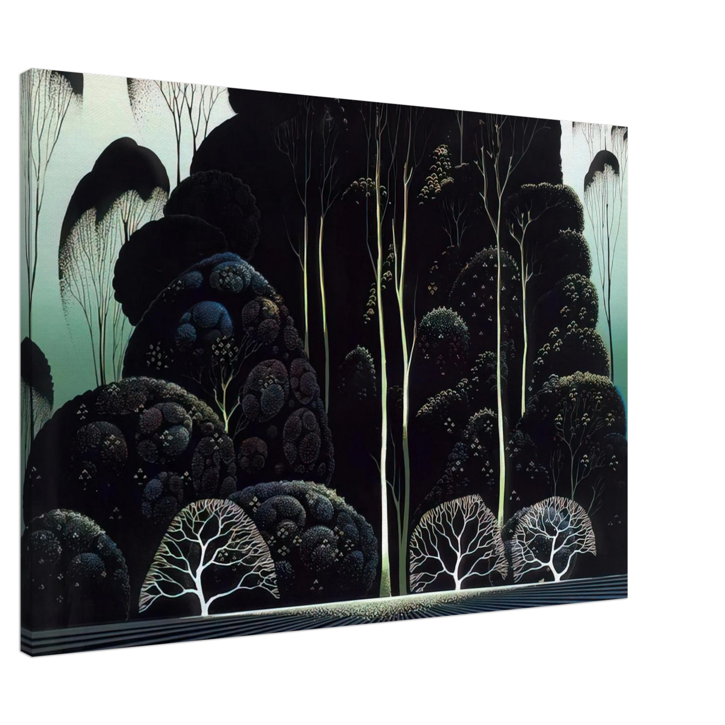 Eyvind Earle - Eucalyptus Canvas - 20x30 cm / 8x12 inches-canvas