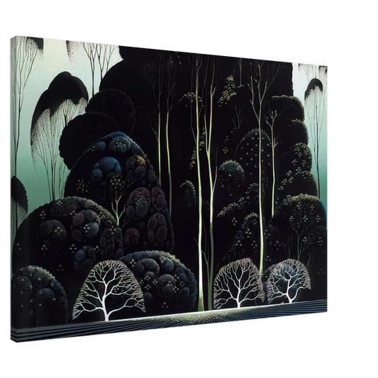 Eyvind Earle - Eucalyptus Canvas - 20x30 cm / 8x12 inches-canvas