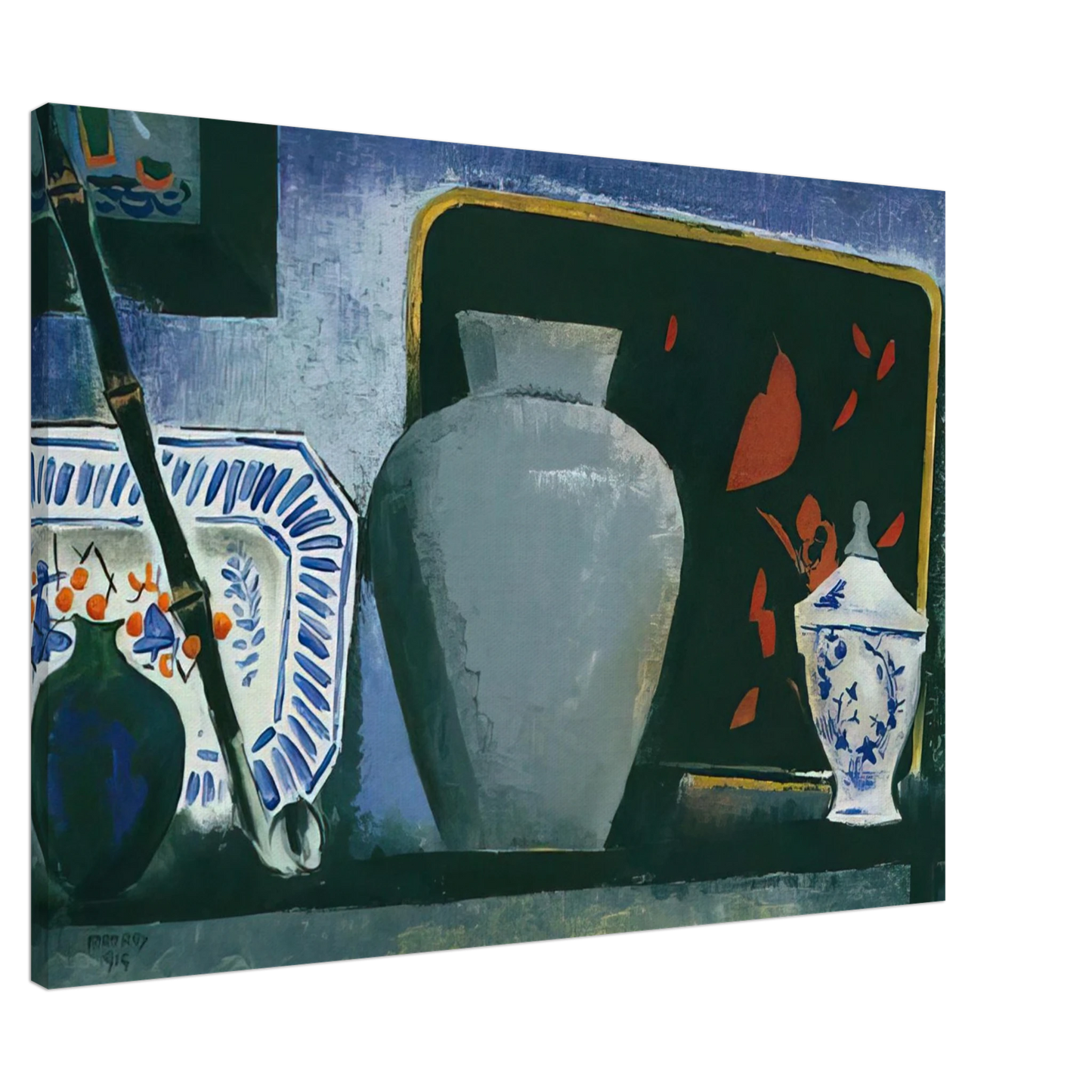 Man Ray - THE BLACK TRAY Canvas - 20x30 cm / 8x12 inches-canvas