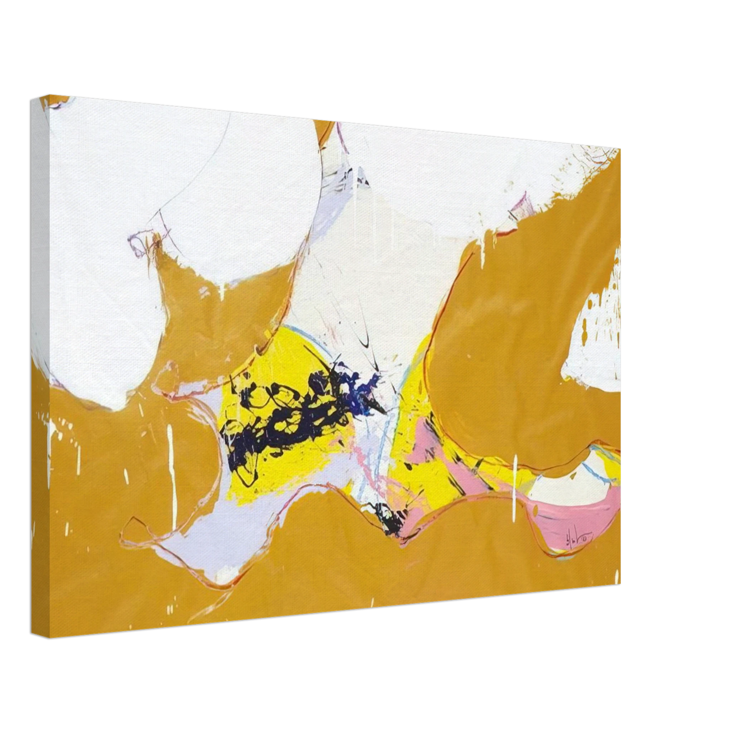 Norman Bluhm - Round About - 1973 Canvas - 70x100 cm / 28x40 inches-canvas