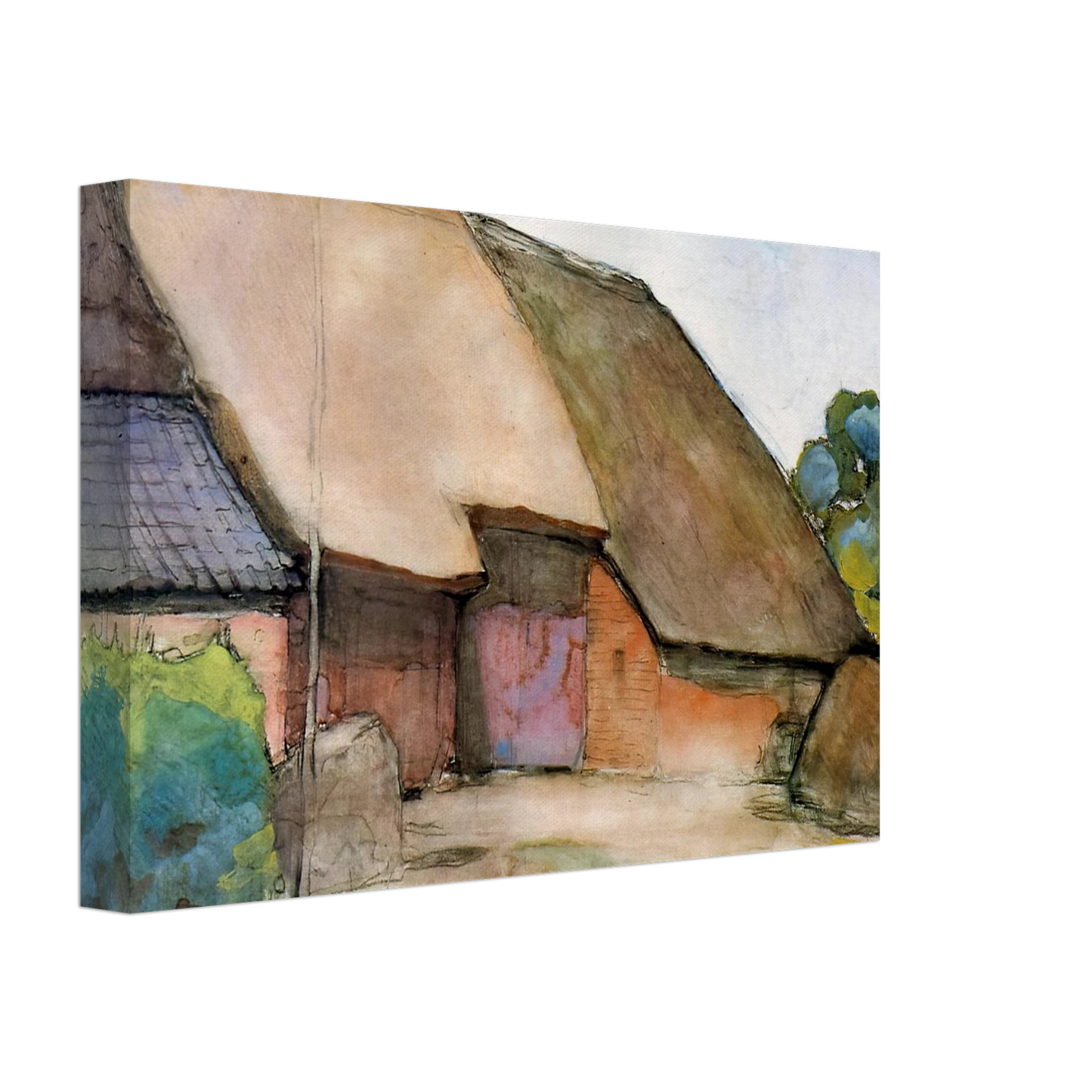 Piet Mondrian - Farm Sun Canvas - 40x60 cm / 16x24 inches-canvas