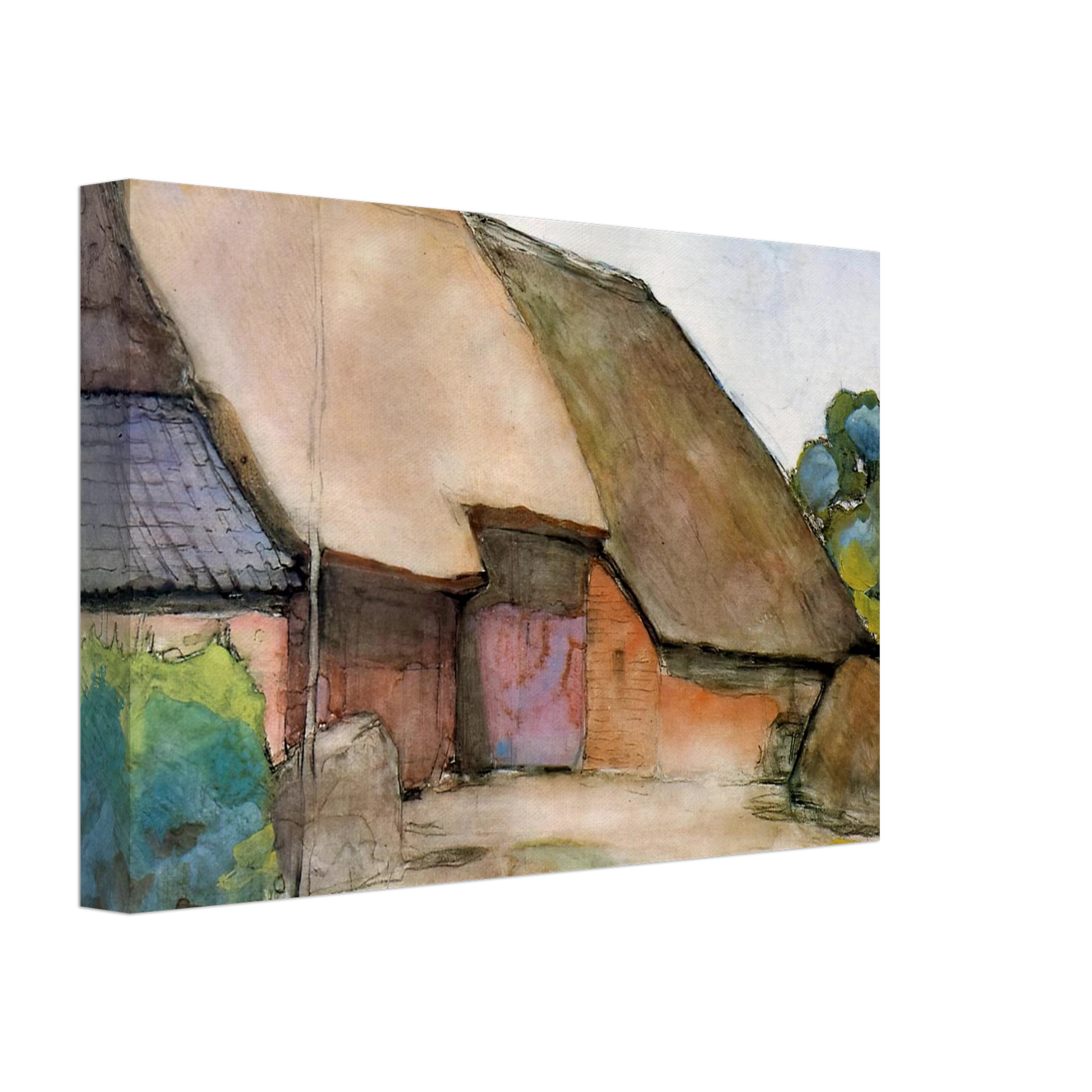 Piet Mondrian - Farm Sun Canvas - 40x60 cm / 16x24 inches-canvas