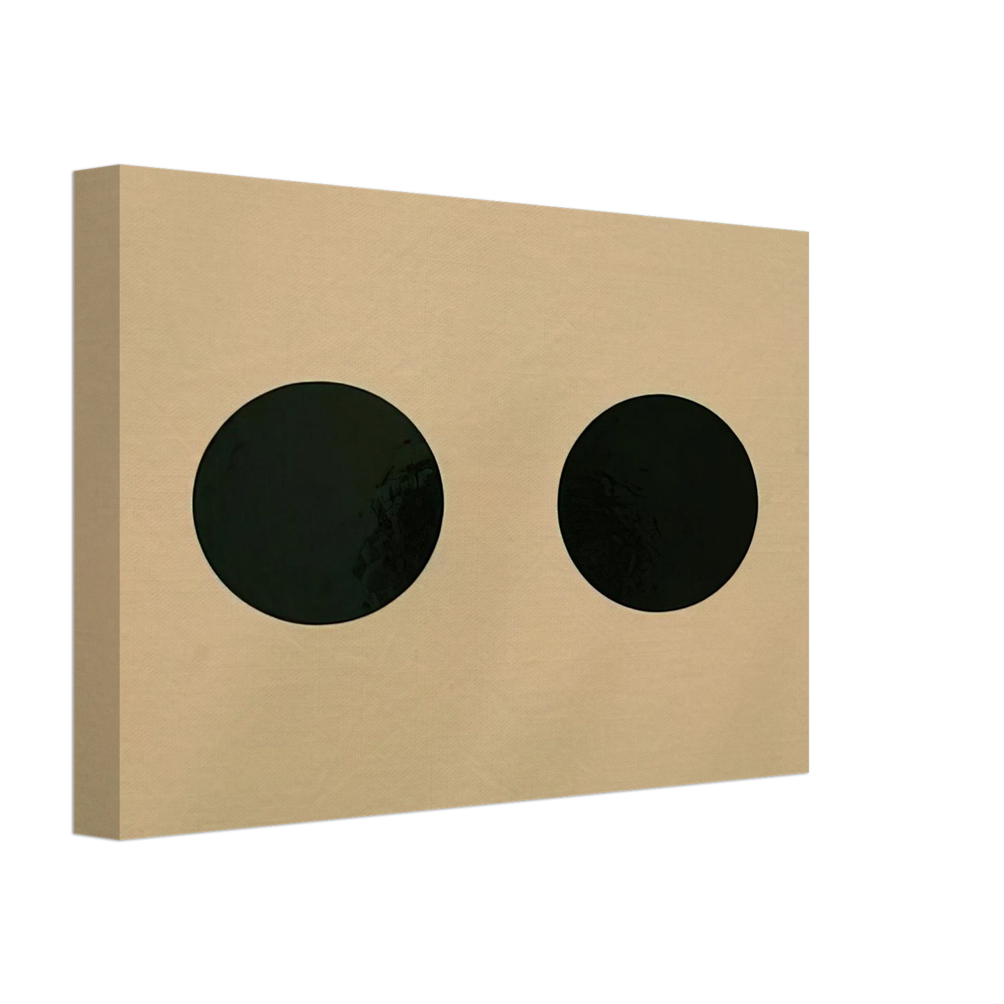 Alexander Liberman - Two Circles - 1950 Canvas - 70x100 cm / 28x40 inches-canvas