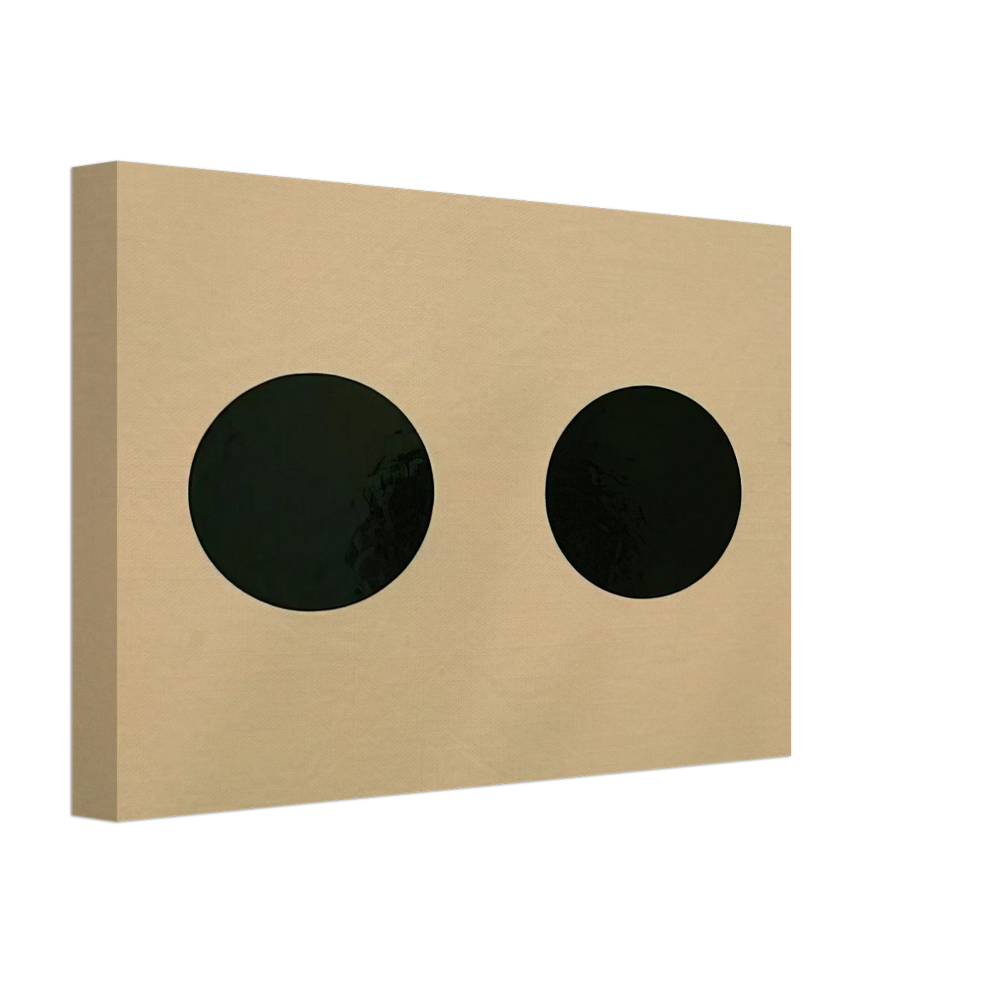 Alexander Liberman - Two Circles - 1950 Canvas - 70x100 cm / 28x40 inches-canvas