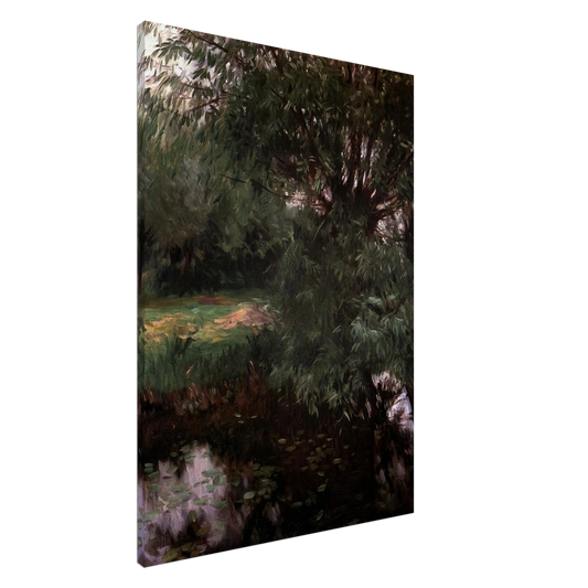 John Singer Sargent - A Backwater at Wargrave Canvas - 20x30 cm / 8x12 inches-canvas