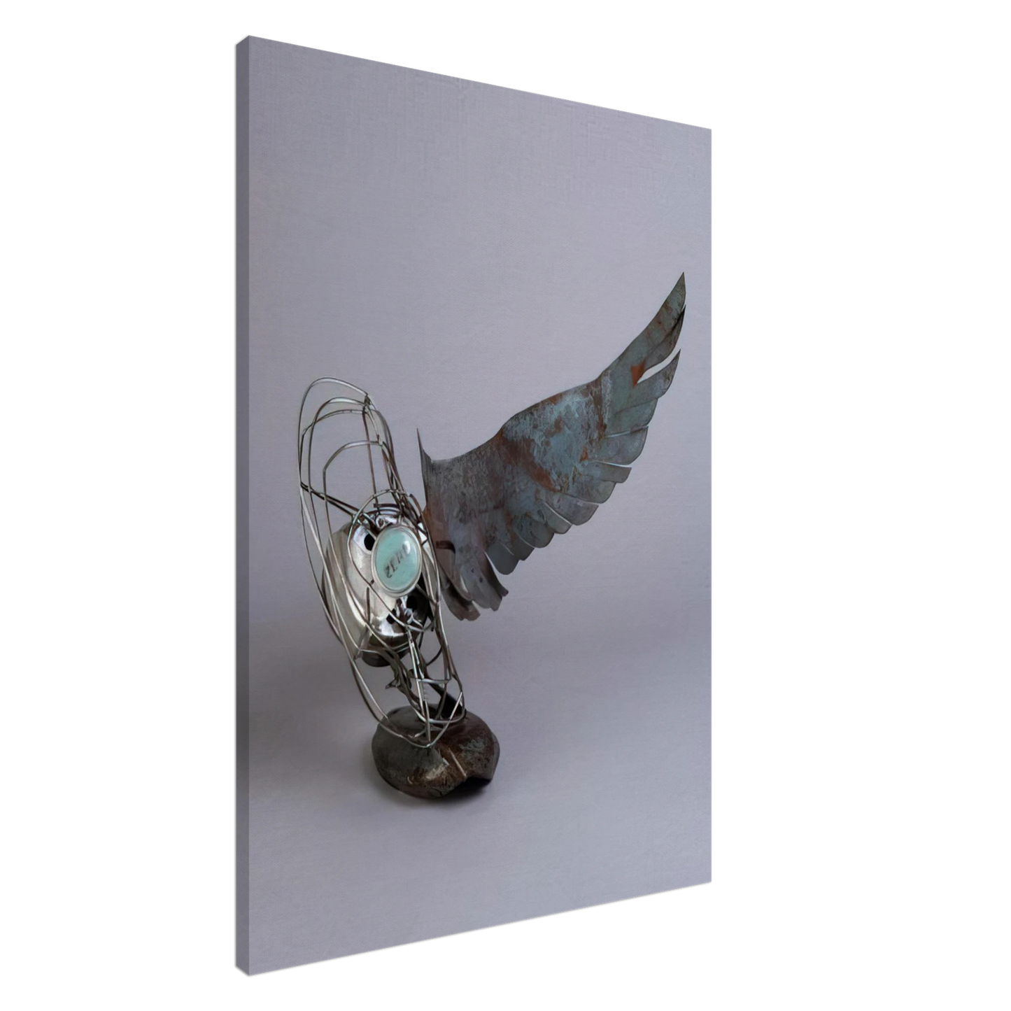 Robert Rauschenberg - MERCURY ZERO SUMMER GLUT 1987 Canvas - 20x30 cm / 8x12 inches-canvas