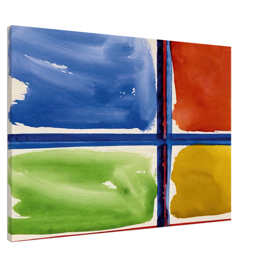 Blinky Palermo - Fensterkreuz II - 1966 Canvas - 20x30 cm / 8x12 inches-canvas