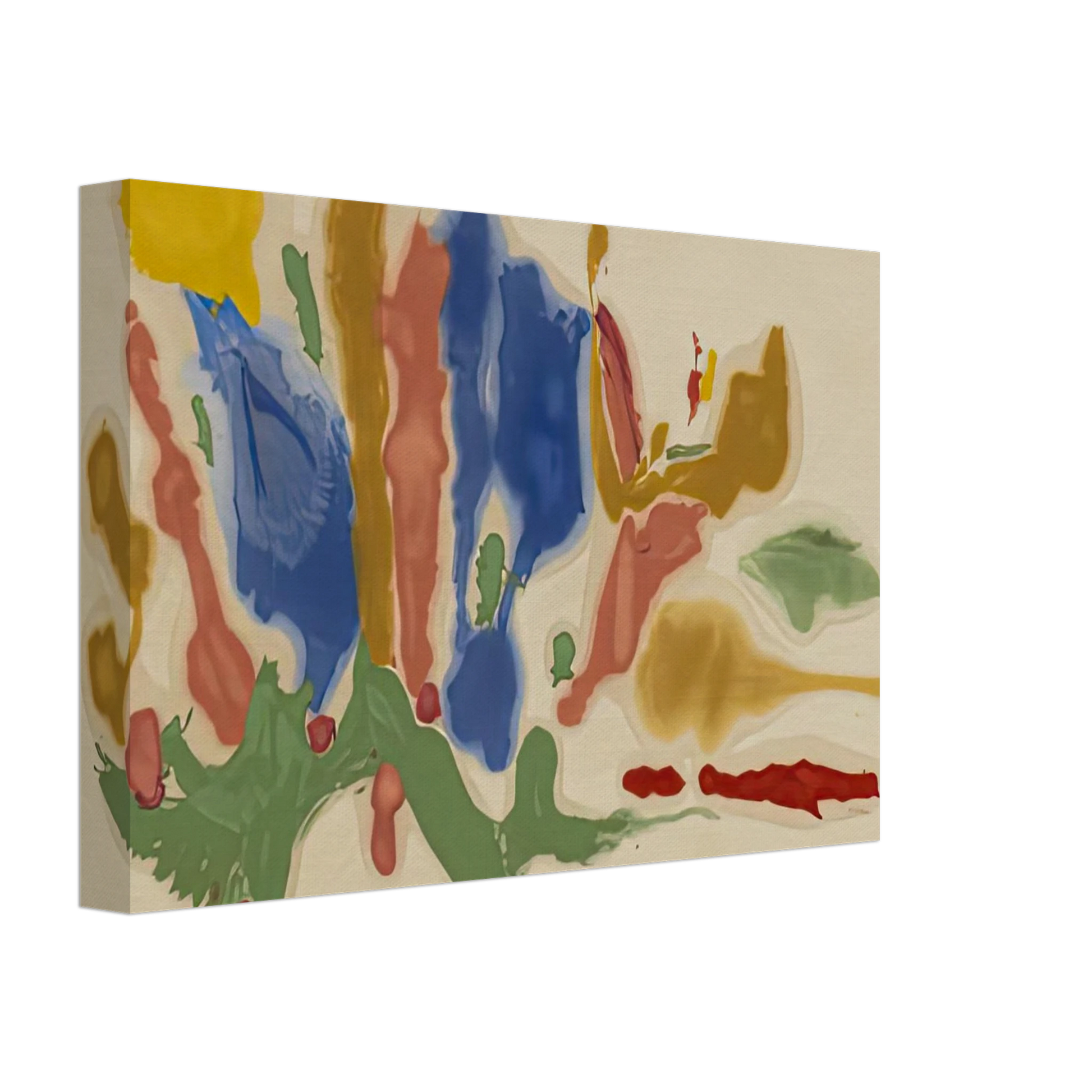 Helen Frankenthaler - Cool Summer, 1962- Canvas - 70x100 cm / 28x40 inches-canvas
