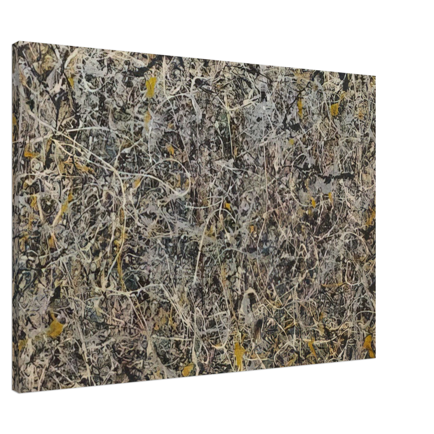 Jackson Pollock - NUMBER 1 Canvas - 20x30 cm / 8x12 inches-canvas