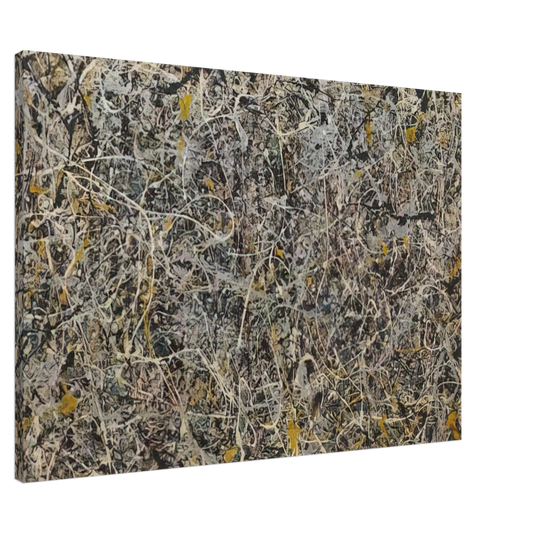 Jackson Pollock - NUMBER 1 Canvas - 20x30 cm / 8x12 inches-canvas