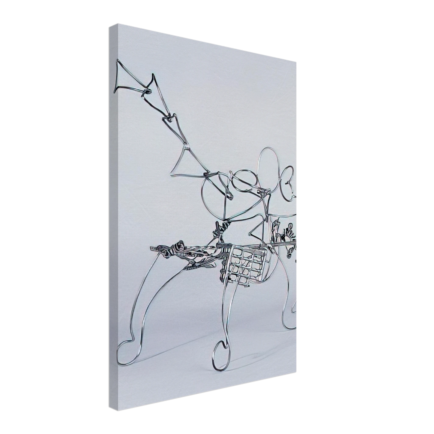 Nancy Graves - Triangle - 1987 Canvas - 70x100 cm / 28x40 inches-canvas