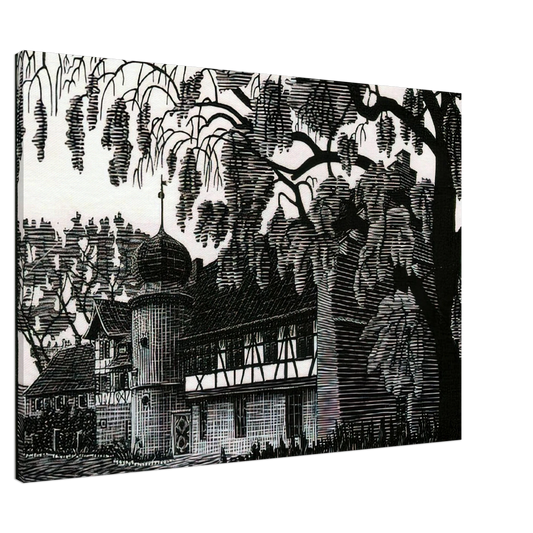 MC Escher - ESCHER (12) Canvas - 20x30 cm / 8x12 inches-canvas