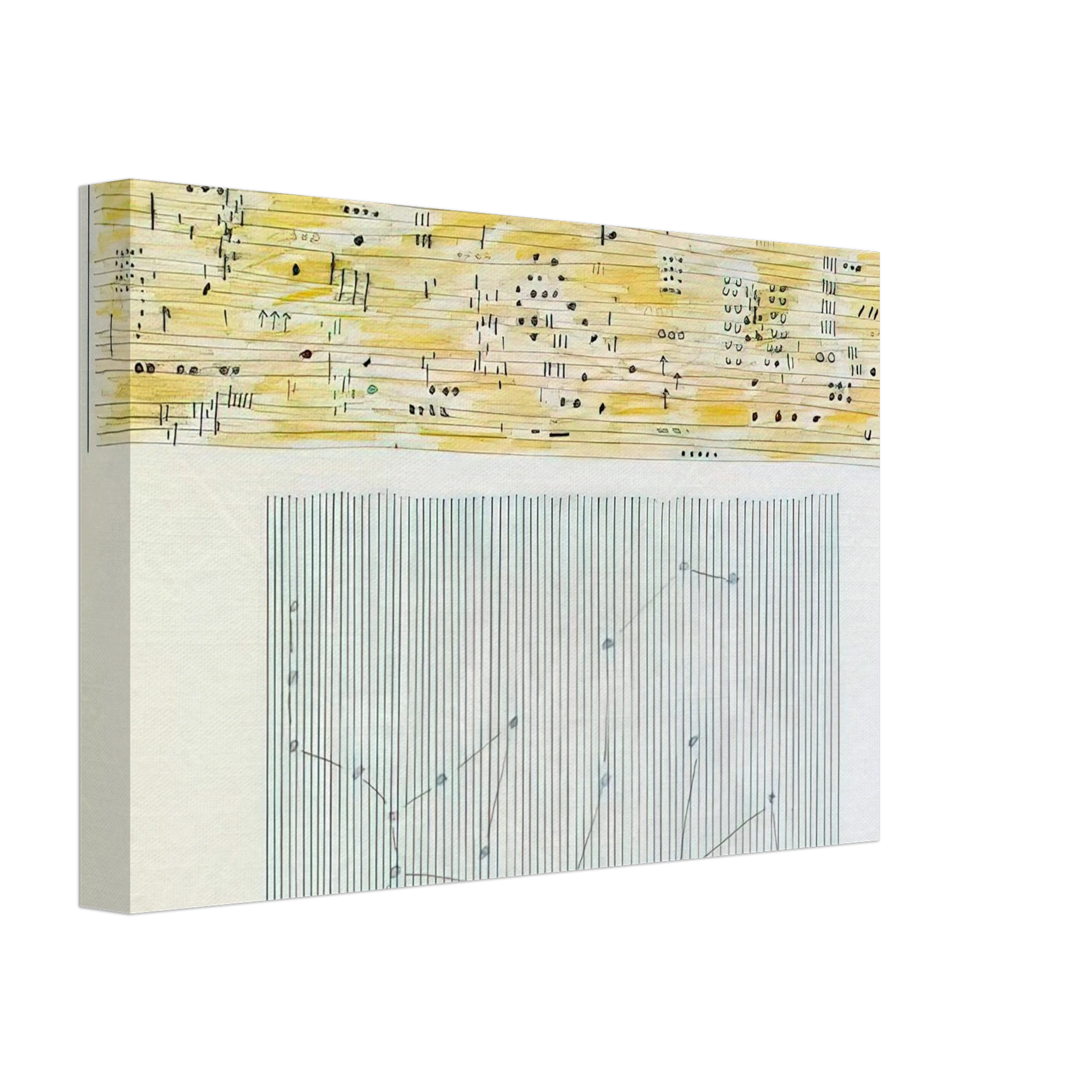 Gene Davis - Islam - 1981 Canvas - 70x100 cm / 28x40 inches-canvas