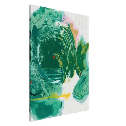 Helen Frankenthaler - Radius - 1993 Canvas - 20x30 cm / 8x12 inches-canvas