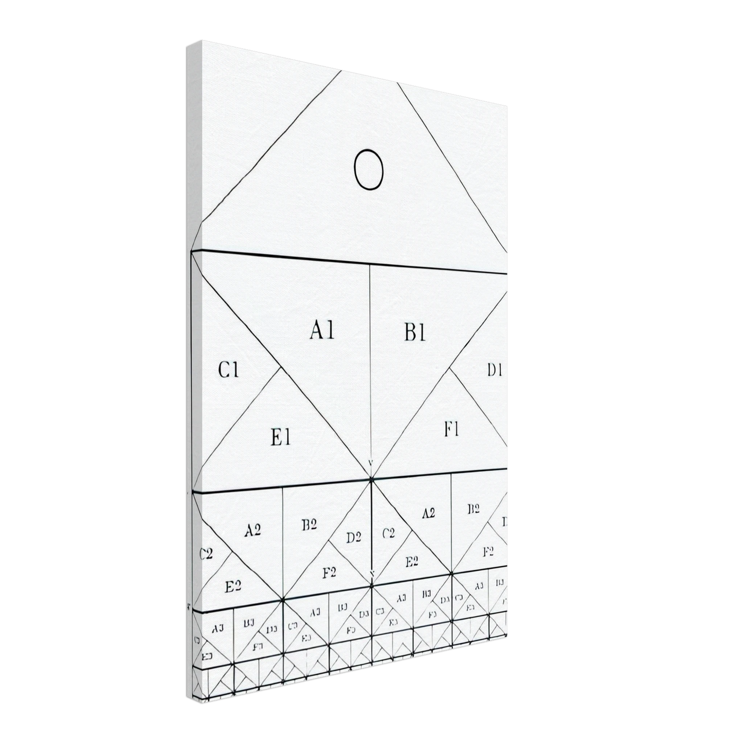 MC Escher - SCHEME Canvas - 40x60 cm / 16x24 inches-canvas