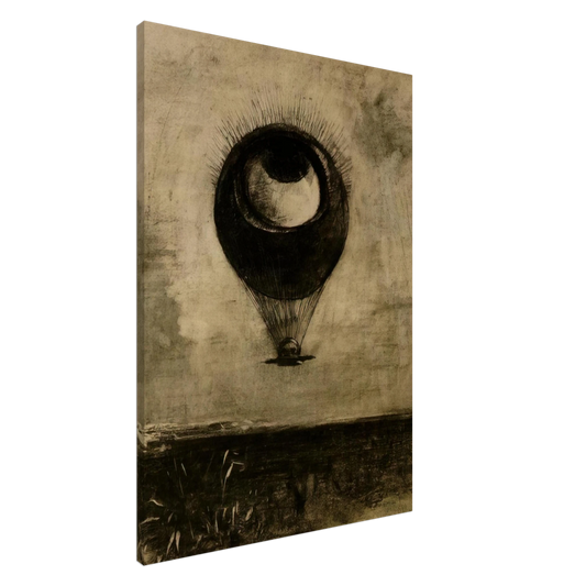 Odilon Redon - EYE BALLOON 1898 Canvas - 20x30 cm / 8x12 inches-canvas