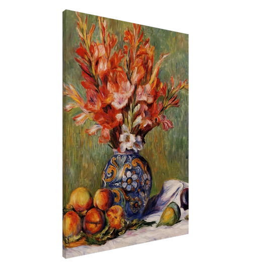 Pierre-Auguste Renoir - Flowers and Fruit Canvas - 20x30 cm / 8x12 inches-canvas